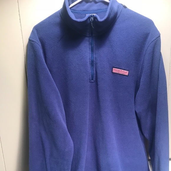 vineyard vines fleece quarter zip